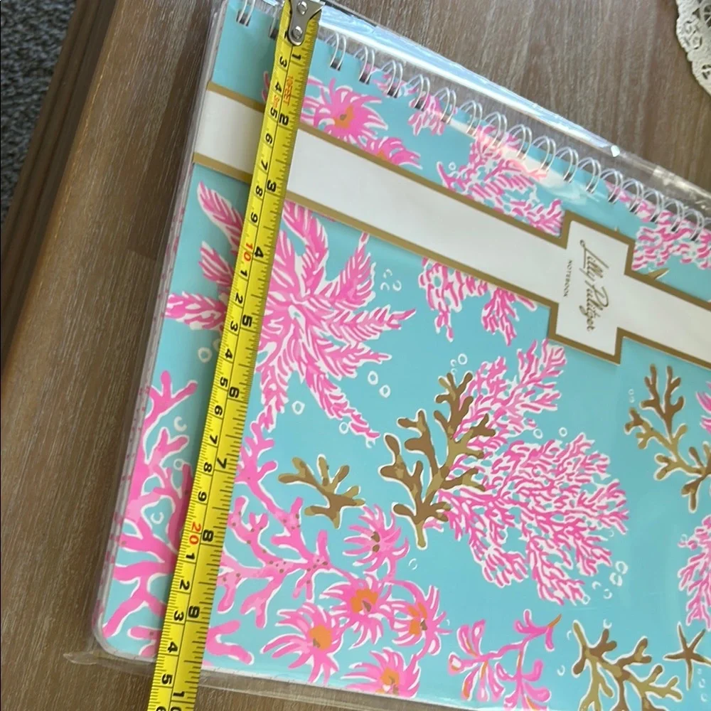 Lilly Pulitzer Pink and Gold Coral Notebook BNWT - Picture 5 of 6